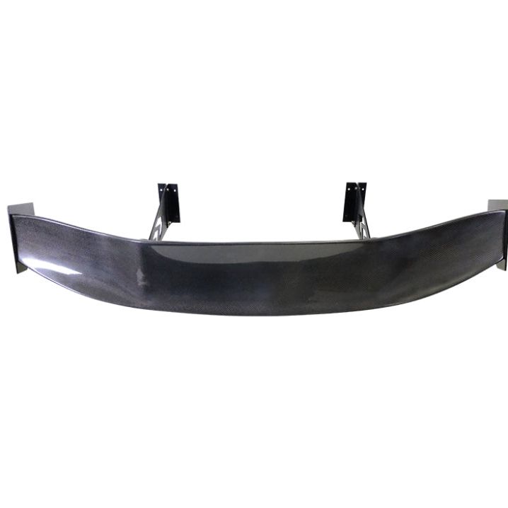 NRG CARB-A691NRG - NRGCARB-A691NRG - NRG Carbon Fiber Spoiler - Universal (69in.) w/NRG Logo / Stand Cut Out / Large Side Plate - Shipped in Europe - Tuningsupply.com