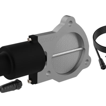 QTP QTEC35 - QTPQTEC35 - QTP 3.5in Bolt-On QTEC Electric Cutout Valve - Single - Shipped in Europe - Tuningsupply.com