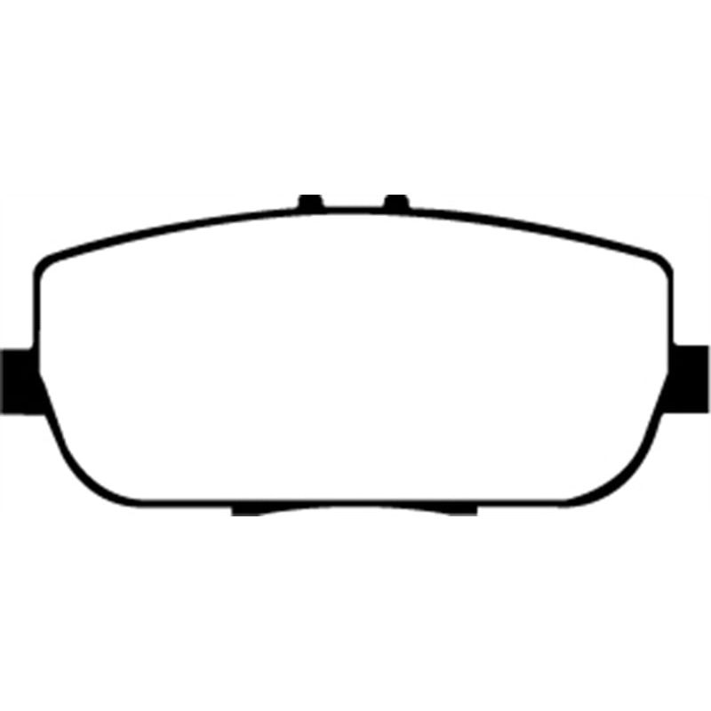 EBC DP41775R - EBCDP41775R - EBC 06-15 Mazda Miata MX5 2.0 Yellowstuff Rear Brake Pads - Shipped in Europe - Tuningsupply.com