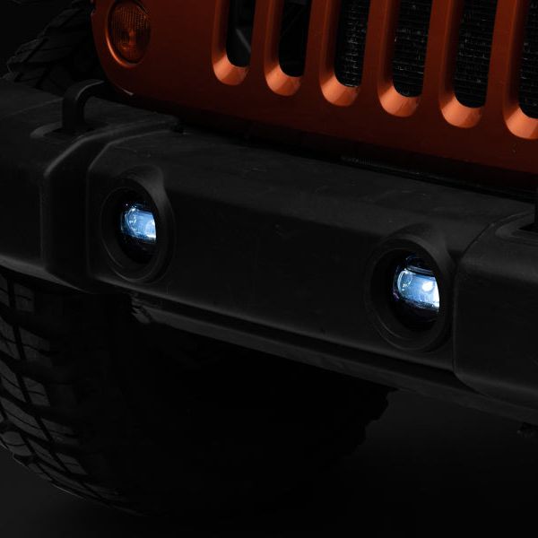 Raxiom J130814 - RAXJ130814 - Raxiom 07-22 Jeep Wrangler JK/JL Axial Series LED Fog Lights - Shipped in Europe - Tuningsupply.com