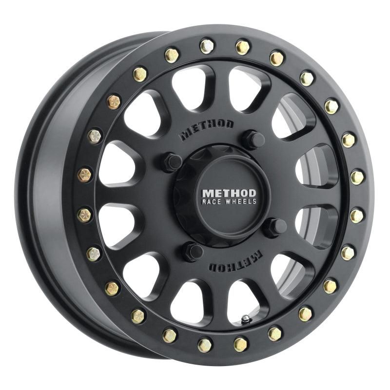 Method Wheels MR40156046551B - MRWMR40156046551B - Method MR401 UTV Beadlock 15x6 / 5+1/53mm Offset / 4x156 / 132mm CB Matte Black Wheel - Shipped in Europe - Tuningsupply.com