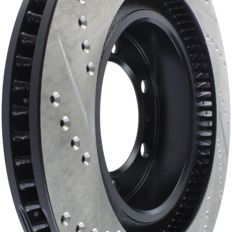 Stoptech 127.44174L - STO127.44174L - StopTech Slotted & Drilled Sport Brake Rotor - Shipped in Europe - Tuningsupply.com