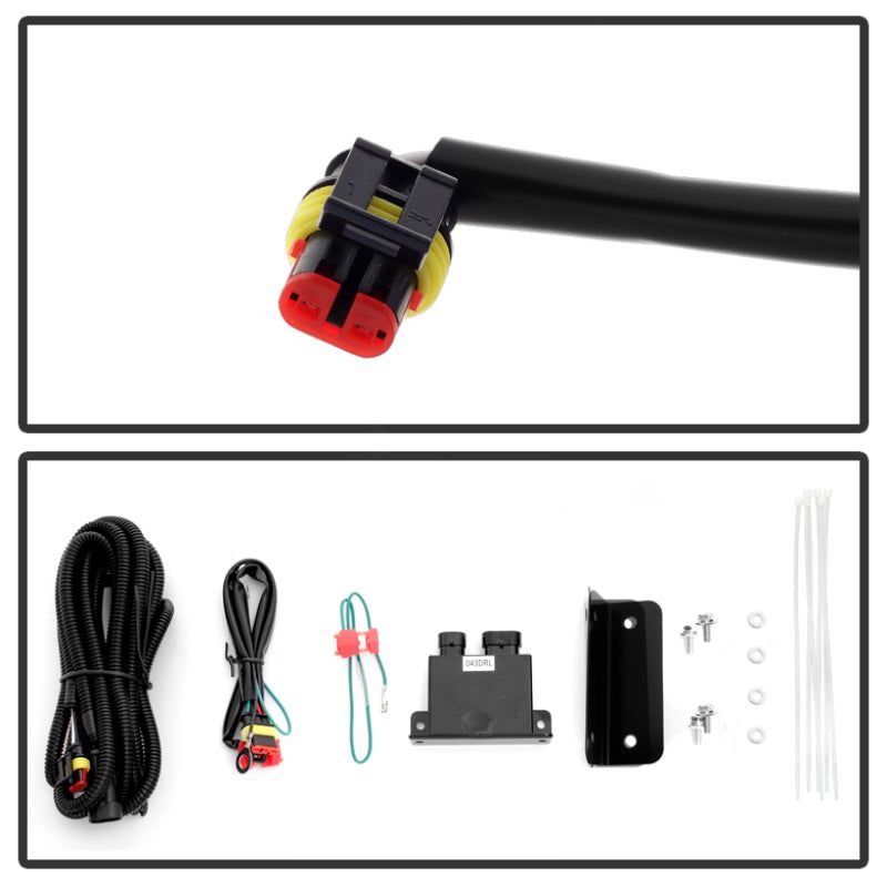 SPYDER 9032691 - SPY9032691 - Spyder Toyota Tundra 14-16 Daytime LED Running Lights System - Blk FL-DRL-TTU2014-BK - Shipped in Europe - Tuningsupply.com