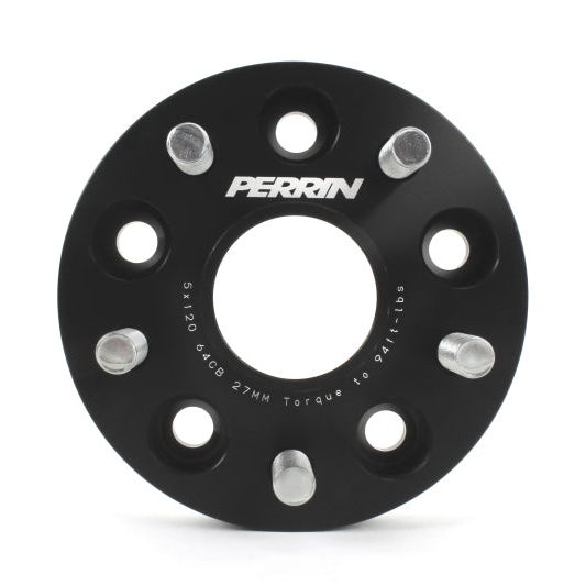 Perrin Performance PHP-WHL-027BK - PERPHP-WHL-027BK - PERRIN 17-25 Honda Civic Type R / 22-26 Acura Integra Type S 64.1mm 5x120 Wheel Spacers 27mm - Pair - Shipped in Europe - Tuningsupply.com