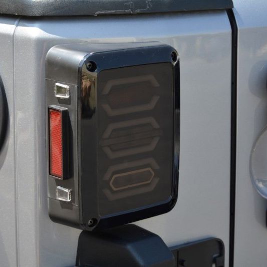 DV8 Offroad TLJK-02 - DVETLJK-02 - DV8 Offroad 07-18 Jeep Wrangler JK Octagon LED Tail Light - Shipped in Europe - Tuningsupply.com