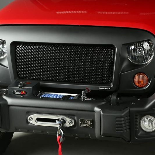 Rugged Ridge 12034.01 - RUG12034.01 - Rugged Ridge Spartan Grille 07-18 Jeep Wrangler JK - Shipped in Europe - Tuningsupply.com
