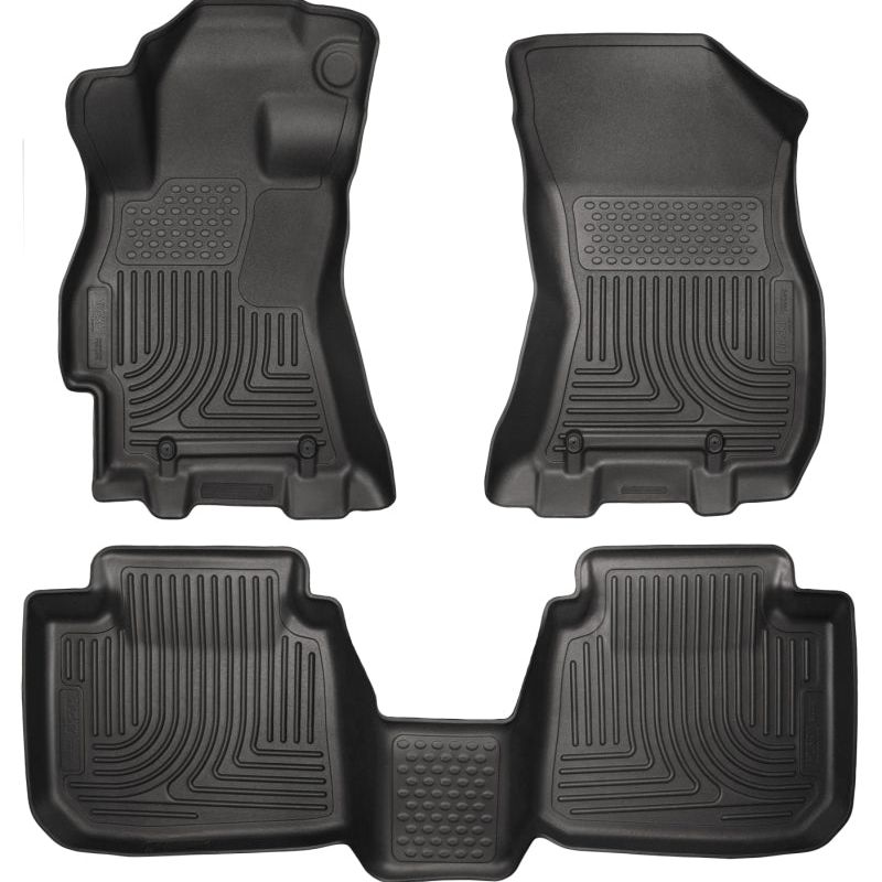 Husky Liners 99671 - HSL99671 - Husky Liners 2015 Subaru Legacy/Outback Weatherbeater Black Front & 2nd Seat Floor Liners - Shipped in Europe - Tuningsupply.com