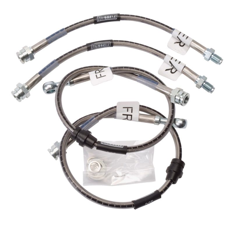 Russell 686150 - RUS686150 - Russell Performance 95-99 Mitsubishi Eclipse 2WD & All Wheel Drive Brake Line Kit - Shipped in Europe - Tuningsupply.com