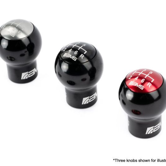 AMS AMS.50.06.0002-1 - AMSAMS.50.06.0002-1 - AMS Performance Subaru WRX/STi 6-Speed Billet Shift Knob (Incl Red, Black, & Gunmetal Cap) - Shipped in Europe - Tuningsupply.com