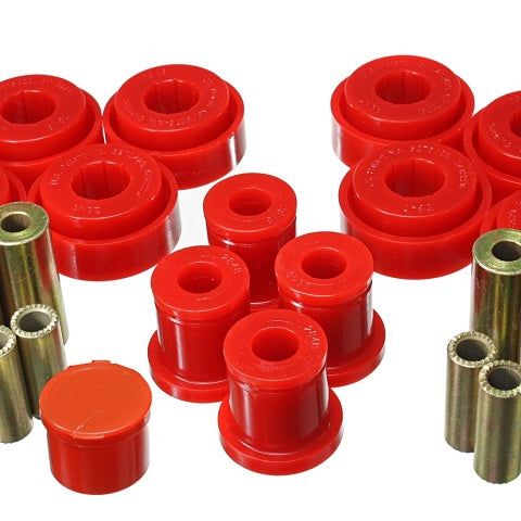 Energy Suspension 5.3140R - ENG5.3140R - Energy Suspension Chrysler Red Front End Control Arm Bushing Set - Shipped in Europe - Tuningsupply.com