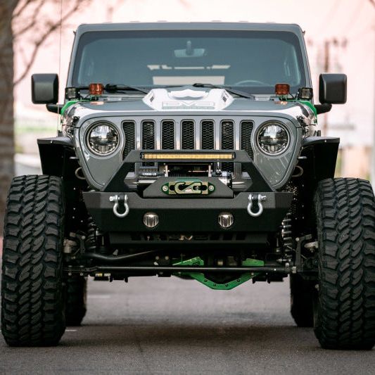 DV8 Offroad HLCJL-02 - DVEHLCJL-02 - DV8 Offroad 18-22 Jeep Gladiator Wrangler LED Projector Headlights - Shipped in Europe - Tuningsupply.com