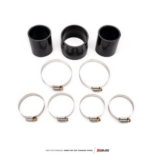 AMS AMS.39.09.0001-1 - AMSAMS.39.09.0001-1 - AMS Performance 15-18 BMW M3 / 15-20 BMW M4 w/ S55 3.0L Turbo Engine Charge Pipes - Shipped in Europe - Tuningsupply.com