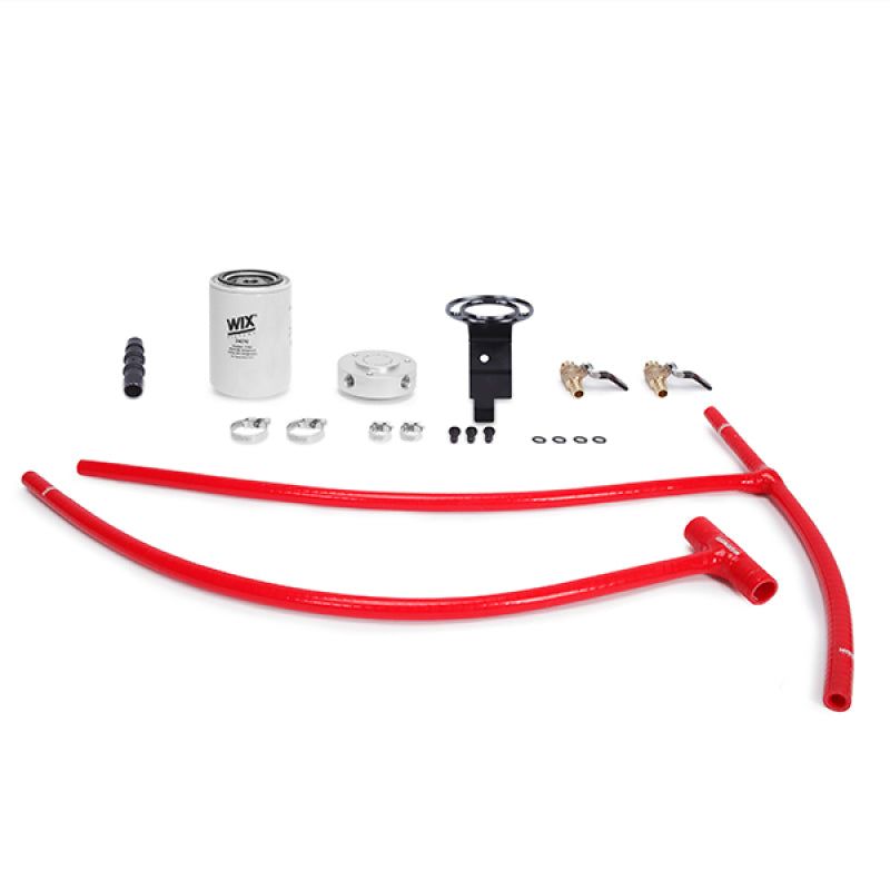 Mishimoto MMCFK-F2D-03RD - MISMMCFK-F2D-03RD - Mishimoto 03-07 Ford 6.0L Powerstroke Coolant Filtration Kit - Red - Shipped in Europe - Tuningsupply.com