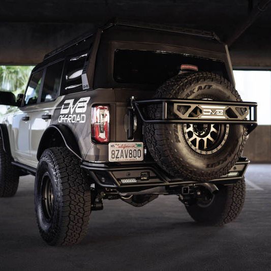 DV8 Offroad LPBR-03 - DVELPBR-03 - DV8 Offroad 21-23 Ford Bronco Rear License Plate Relocation Bracket - Shipped in Europe - Tuningsupply.com