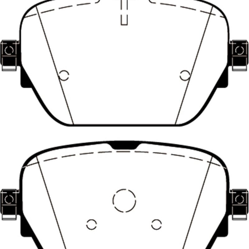 EBC DP42314R - EBCDP42314R - EBC 2019+ Mercedes-Benz CLS53 AMG (C257) 3.0L Turbo Yellowstuff Rear Brake Pads - Shipped in Europe - Tuningsupply.com