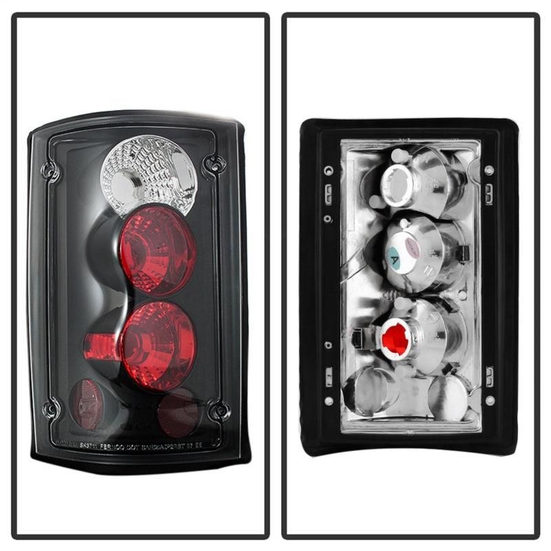 SPYDER 5002914 - SPY5002914 - Spyder Ford Excursion 00-06/Econoline 150/250/350/450/550 95-06 Euro Tail Lights Blk ALT-YD-FEC00-BK - Shipped in Europe - Tuningsupply.com