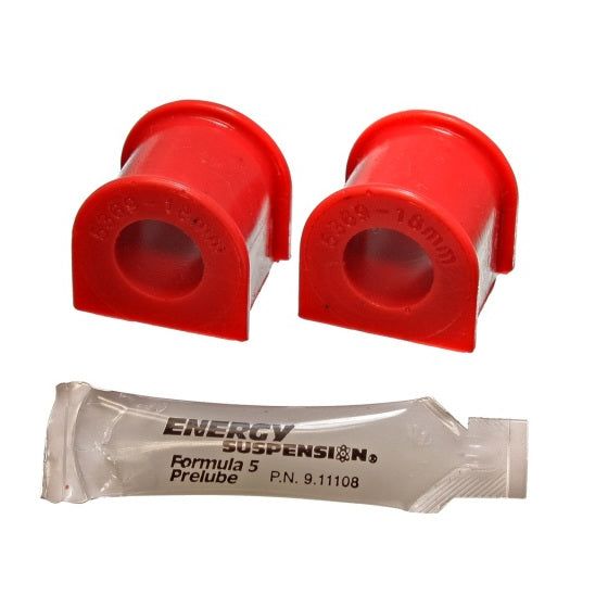 Energy Suspension 16.5111R - ENG16.5111R - Energy Suspension 88-91 Honda Civic/CRX Red 19mm Front Sway Bar Bushings - Shipped in Europe - Tuningsupply.com