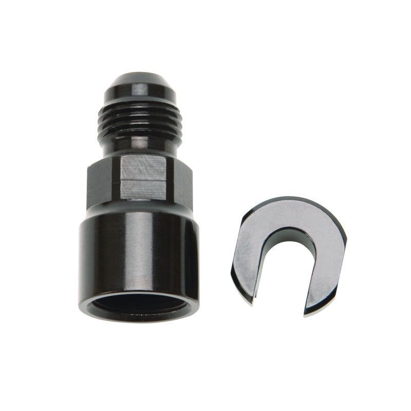 Russell 644123 - RUS644123 - Russell Performance -6 AN Male to 3/8in SAE Quick-Disconnect Female (Black Single) - Shipped in Europe - Tuningsupply.com