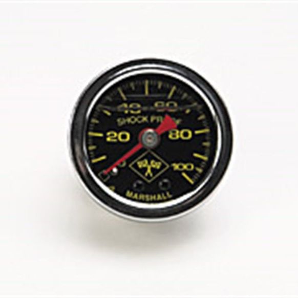 Russell 650320 - RUS650320 - Russell Performance 100 psi fuel pressure gauge black face chrome case (Liquid-filled) - Shipped in Europe - Tuningsupply.com