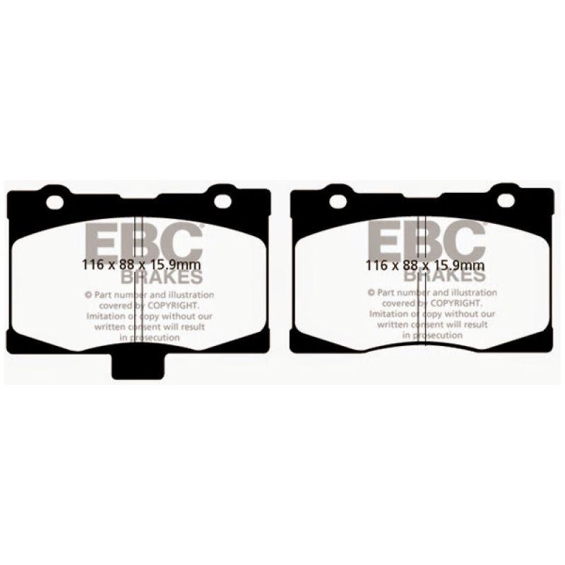 EBC DP41735R - EBCDP41735R - EBC 05-08 Acura RL 3.5 Yellowstuff Front Brake Pads - Shipped in Europe - Tuningsupply.com