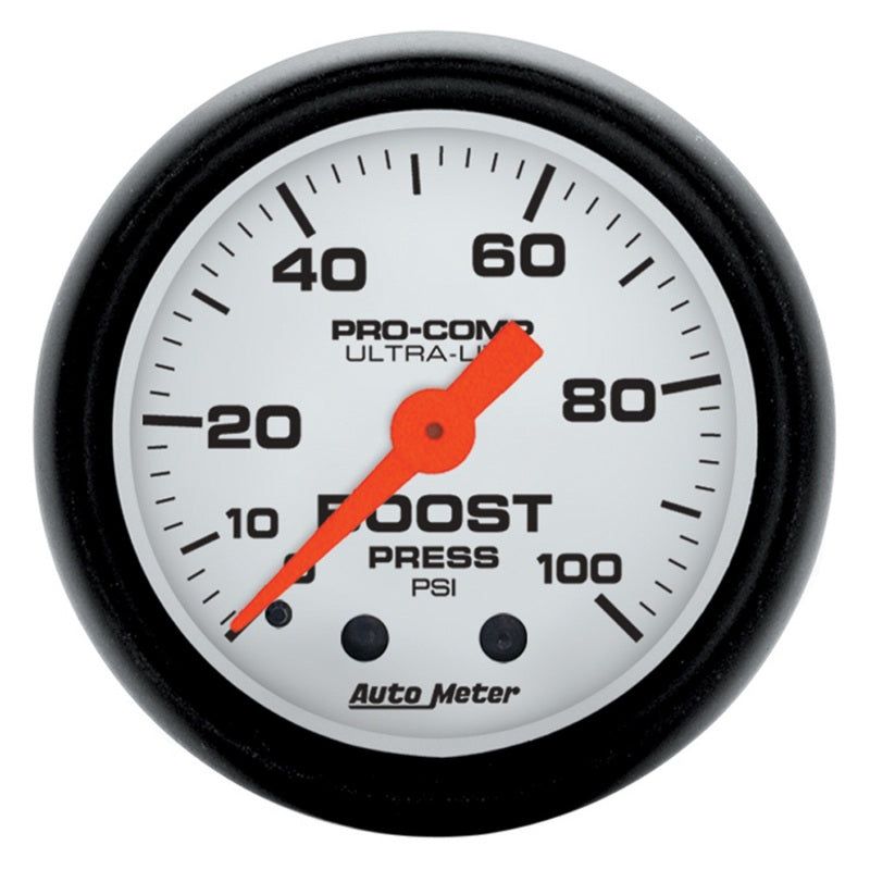 AutoMeter 5706 - ATM5706 - Autometer Phantom 2 1/16in 100psi Mechanical Boost Gauge - Shipped in Europe - Tuningsupply.com