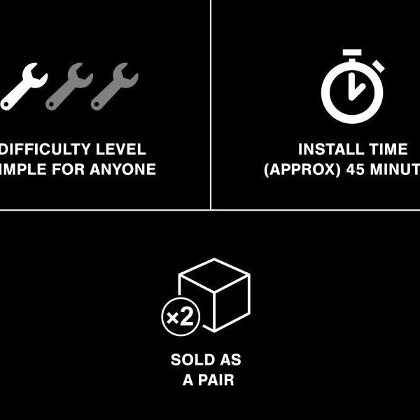 Raxiom 49113 - RAX49113 - Raxiom 99-04 Ford Mustang Dual LED Halo Projector Headlights- Black Housing (Smoked Lens) - Shipped in Europe - Tuningsupply.com