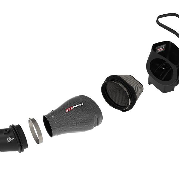 aFe 57-10002D - AFE57-10002D - aFe Track Series Carbon Fiber Pro Dry S AIS - 2018 Jeep Grand Cherokee Trackhawk (WK2) V8-6.2L(SC) - Shipped in Europe - Tuningsupply.com