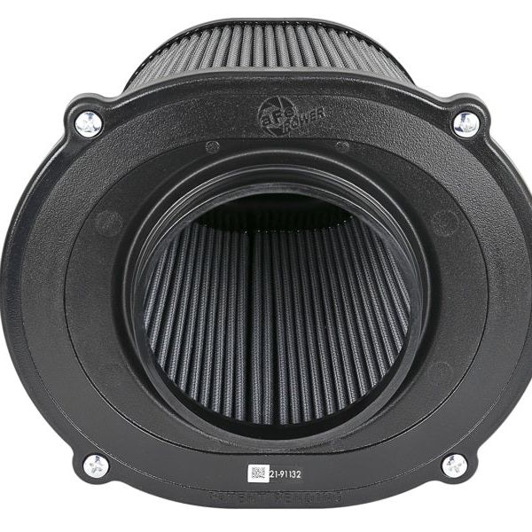 aFe 21-91132 - AFE21-91132 - aFe Quantum Pro DRY S Air Filter Inverted Top - 5in Flange x 8in Height - Dry PDS - Shipped in Europe - Tuningsupply.com