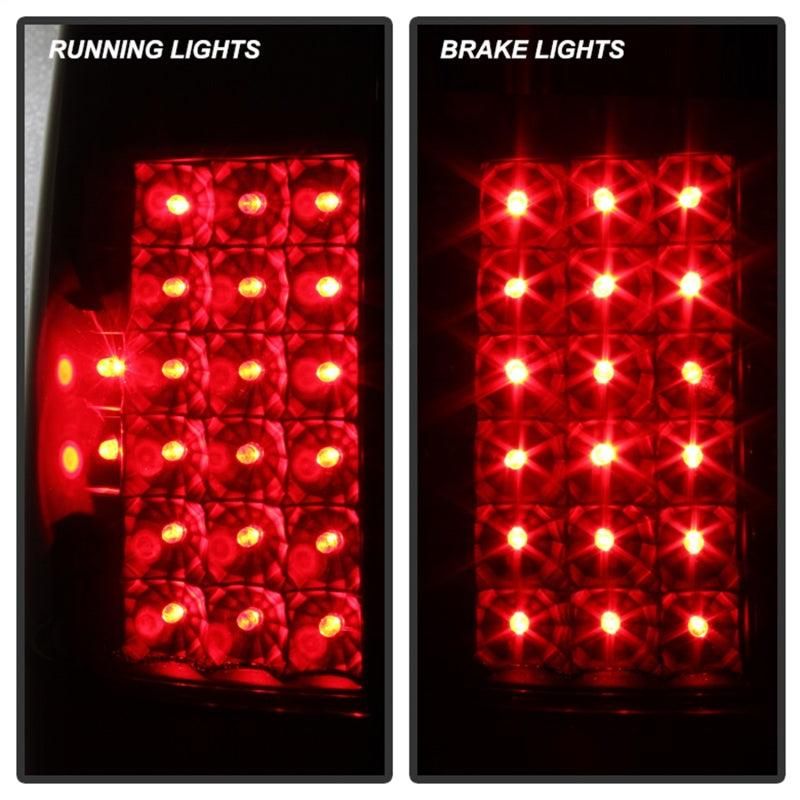SPYDER 9027642 - SPY9027642 - xTune Ford F250/350/450/550 Super Duty 99-07 LED Tail Lights Black Smoke ALT-JH-FF15097-LED-BKSM - Shipped in Europe - Tuningsupply.com