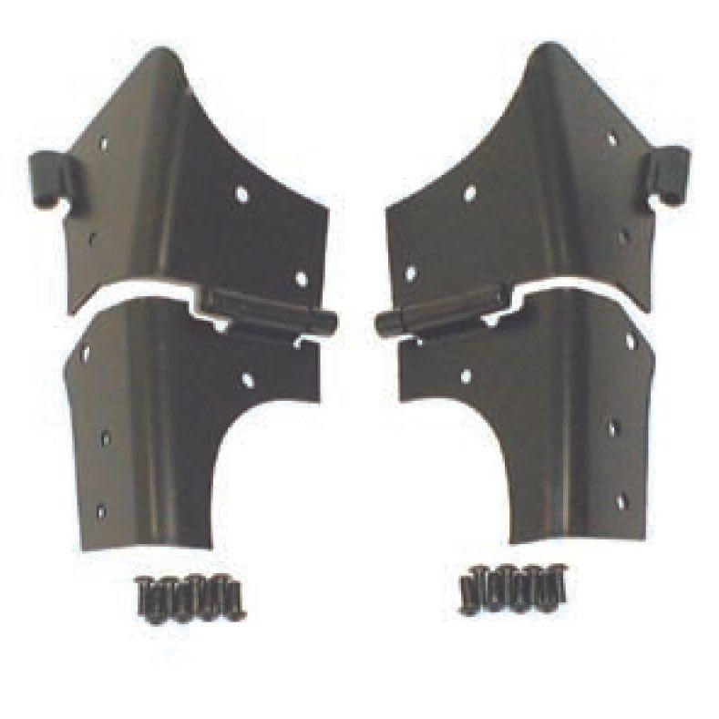 Rugged Ridge 11209.02 - RUG11209.02 - Rugged Ridge 97-06 Jeep Wrangler TJ Black Windshield Hinges - Shipped in Europe - Tuningsupply.com