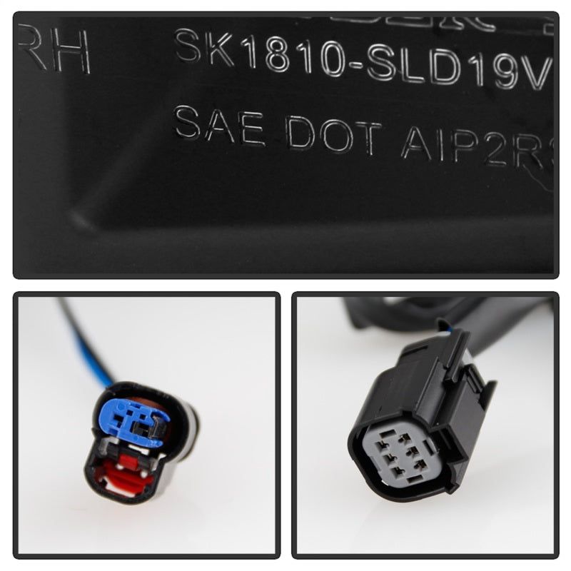 SPYDER 5087270 - SPY5087270 - Spyder Chevy Silverado 19-20 (Do Not Fit Halogen Model) LED Tail Light Blk ALT-YD-CS19LED-BK - Shipped in Europe - Tuningsupply.com