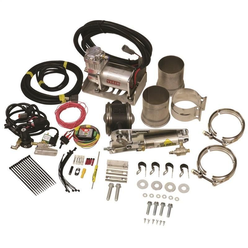 BD Diesel 1028140 - BDD1028140 - BD Diesel Exhaust Brake - Universal 4.0in c/w Air Compressor - Shipped in Europe - Tuningsupply.com