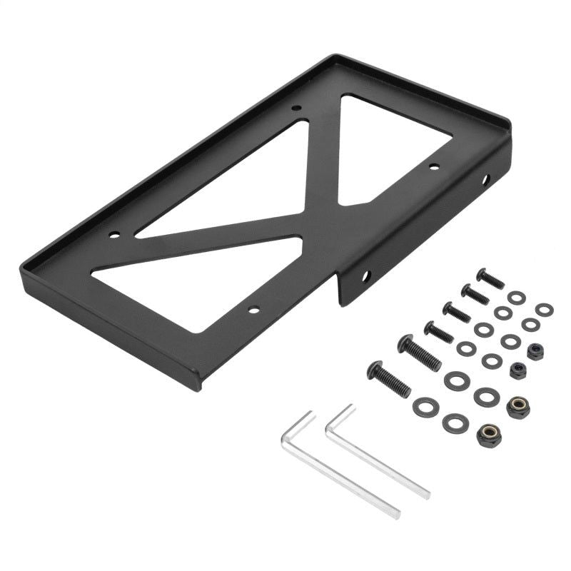 Rugged Ridge 11238.15 - RUG11238.15 - Rugged Ridge Universal Rear Bumper License Plate Holder - Shipped in Europe - Tuningsupply.com