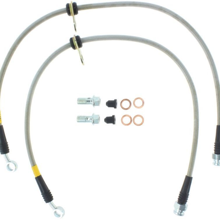 Stoptech 950.40003 - STO950.40003 - StopTech 02-06 Acura RSX Front SS Brake Lines - Shipped in Europe - Tuningsupply.com