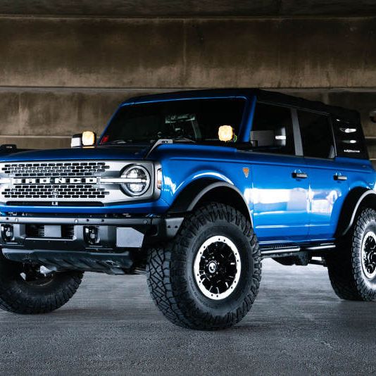 DV8 Offroad LPBR-02 - DVELPBR-02 - DV8 Offroad 21-22 Ford Bronco Factory Front Bumper License Relocation Bracket - Side - Shipped in Europe - Tuningsupply.com