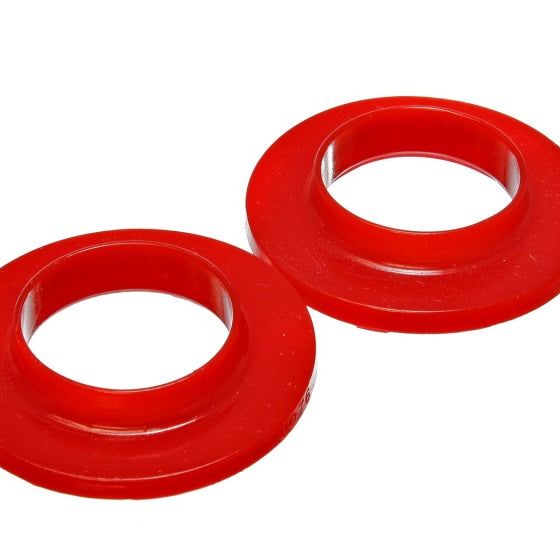Energy Suspension 9.6118R - ENG9.6118R - Energy Suspension Universal 2 1/8in ID 3 3/4in OD 3/4in H Red Coil Spring Isolators (2 per set) - Shipped in Europe - Tuningsupply.com