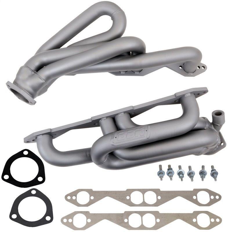 BBK 4007 - BBK4007 - BBK 96-98 GM Truck SUV 5.0 5.7 Shorty Tuned Length Exhaust Headers - 1-5/8 Titanium Ceramic - Shipped in Europe - Tuningsupply.com