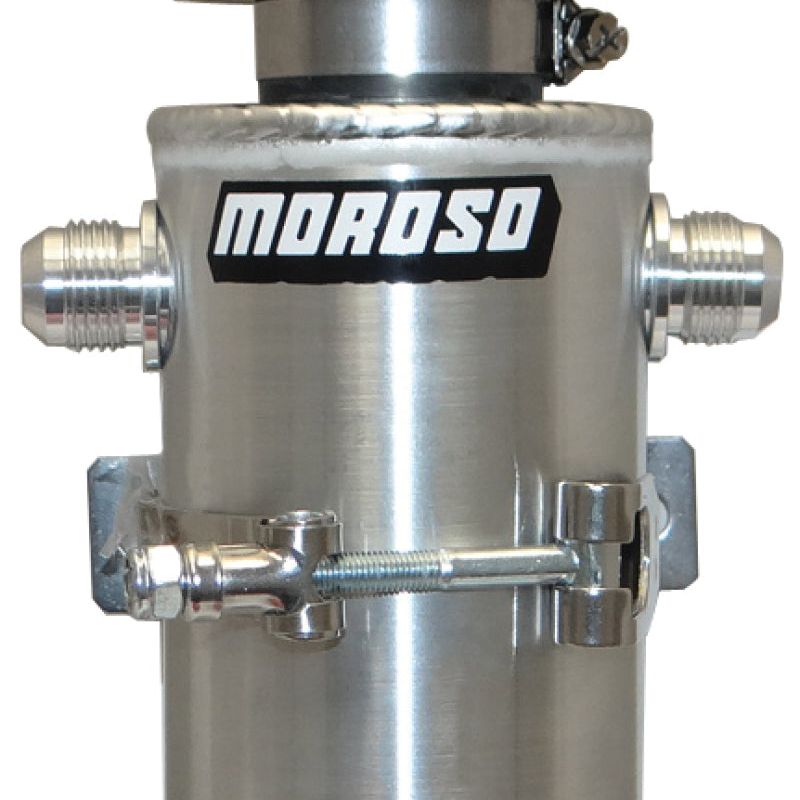 Moroso 85468 - MOR85468 - Moroso Breather Tank/Catch Can - Two -10An Male Fittings - Aluminum - Shipped in Europe - Tuningsupply.com