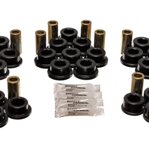 Energy Suspension 8.3127G - ENG8.3127G - Energy Suspension 87-92 Toyota Supra Black Rear Control Arm Bushing Set - Shipped in Europe - Tuningsupply.com