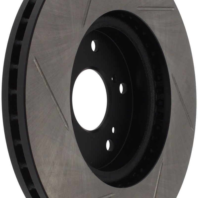 Stoptech 126.40046SL - STO126.40046SL - StopTech Power Slot Slotted 99-08 Acura TL (STD Caliper) / 01-03 CL / 04-09 TSX Front Left Rotor - Shipped in Europe - Tuningsupply.com