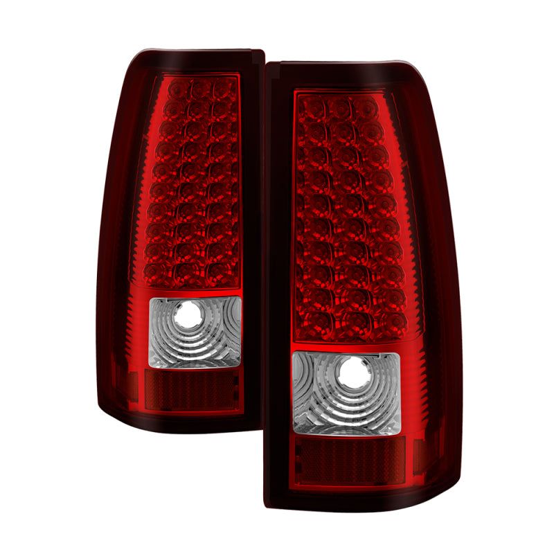 SPYDER 5008831 - SPY5008831 - xTune Chevy Silverado 1500/2500/3500 99-02 LED Tail Lights Red Clear ALT-ON-CS99-LED-RC - Shipped in Europe - Tuningsupply.com