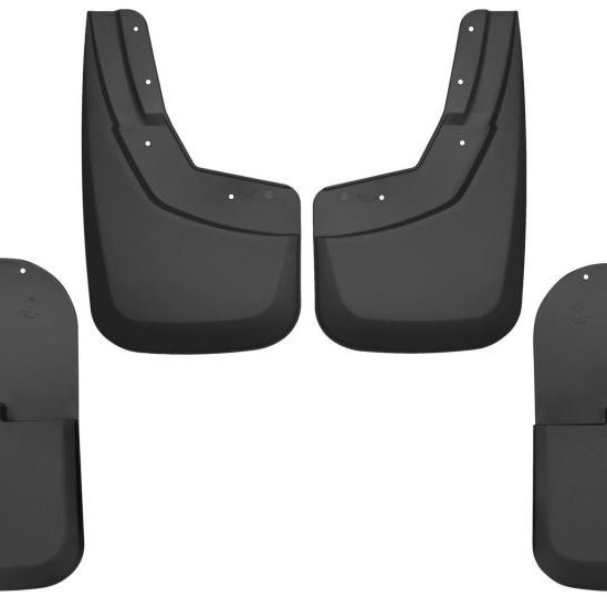 Husky Liners 56686 - HSL56686 - Husky Liners 11-16 Ford F-250 Super Duty/F-350 Super Duty Front and Rear Mud Guards - Black - Shipped in Europe - Tuningsupply.com