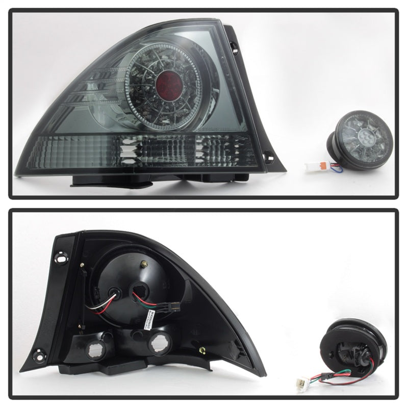 SPYDER 5085054 - SPY5085054 - Spyder 01-03 Lexus IS300 LED Tail Lights w/Inner Trunk Lights - Smoke (ALT-YD-LIS300-LED-SET-SM) - Shipped in Europe - Tuningsupply.com