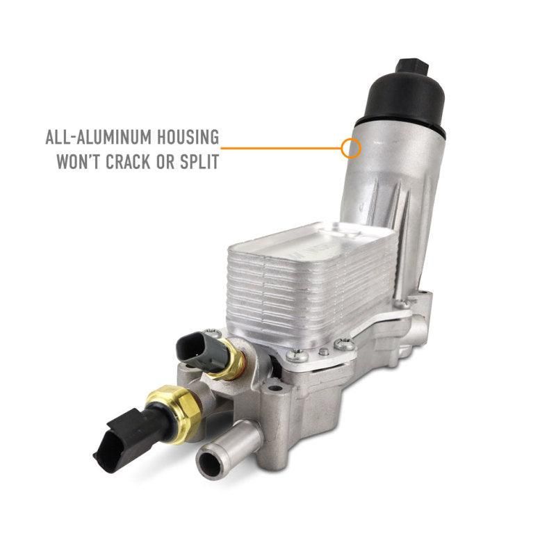 Mishimoto MMOFH-JK-12 - MISMMOFH-JK-12 - Mishimoto 12-18 Jeep Wrangler JK Aluminum Oil Filter Housing 3.6L - Shipped in Europe - Tuningsupply.com