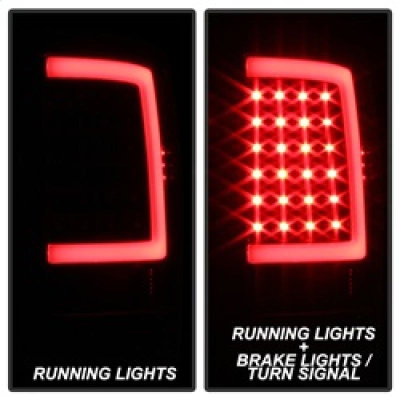 SPYDER 9041013 - SPY9041013 - xTune 13-18 Dodge Ram 1500 LED Tail Lights - Black (ALT-ON-DRAM13V2-LBLED-BK) - Shipped in Europe - Tuningsupply.com
