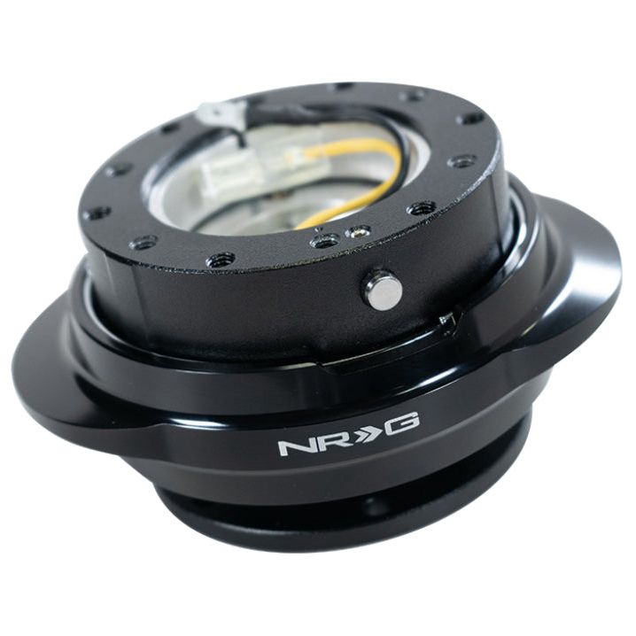 NRG SRK-220BK - NRGSRK-220BK - NRG Quick Release Gen 2.2 - Black Body / Shiny Black Oval Ring - Shipped in Europe - Tuningsupply.com