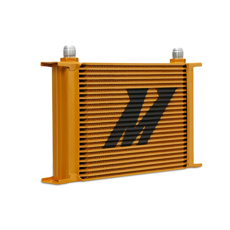 Mishimoto MMOC-25G - MISMMOC-25G - Mishimoto Universal 25-Row Oil Cooler - Gold - Shipped in Europe - Tuningsupply.com