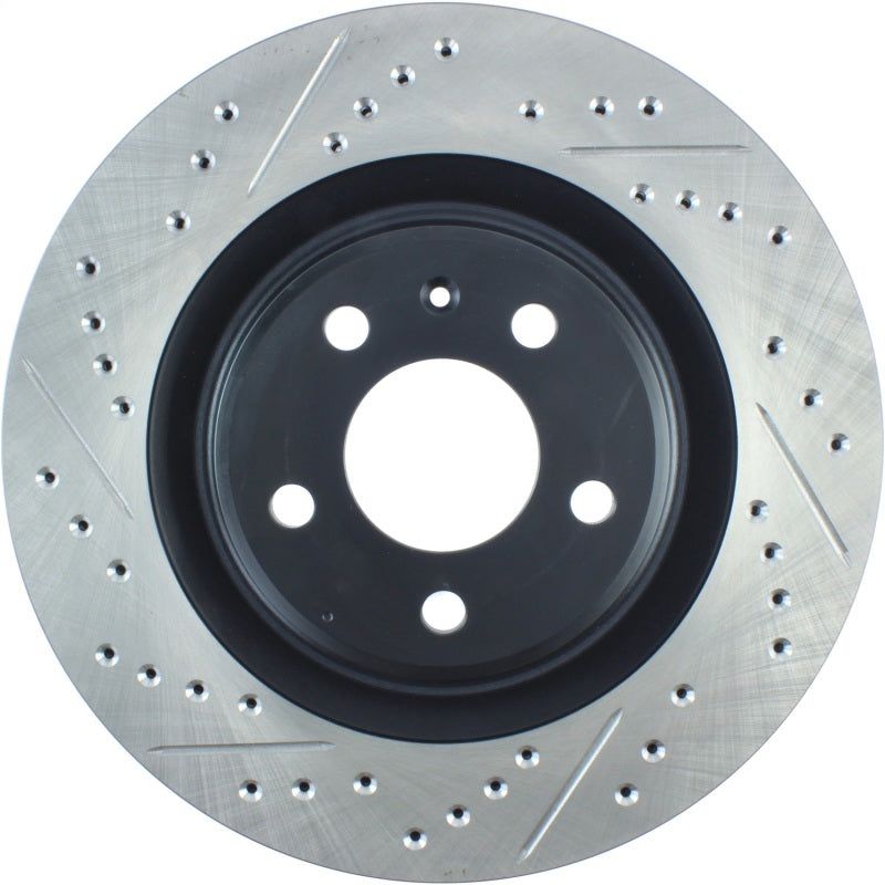 Stoptech 127.33137R - STO127.33137R - StopTech Slotted & Drilled Sport Brake Rotor - Shipped in Europe - Tuningsupply.com