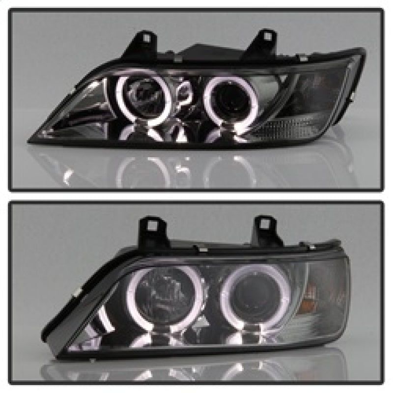 SPYDER 5009104 - SPY5009104 - Spyder BMW Z3 96-02 Projector Headlights LED Halo Smoke High H1 Low H1 PRO-YD-BMWZ396-HL-SM - Shipped in Europe - Tuningsupply.com