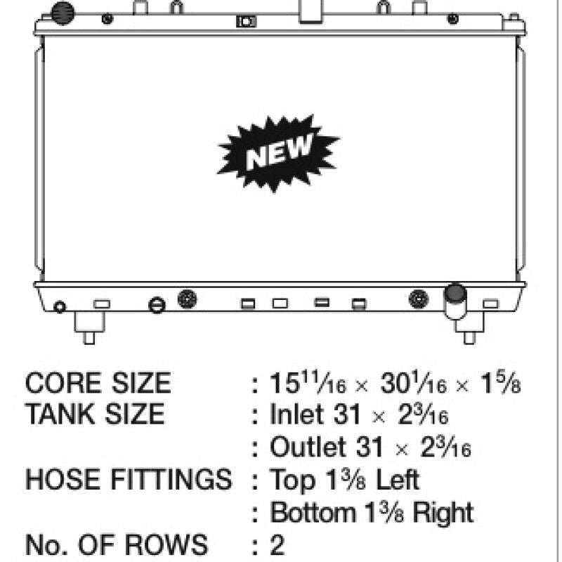 CSF 7052 - CSF7052 - CSF 12-15 Chevrolet Camaro SS Radiator - Shipped in Europe - Tuningsupply.com
